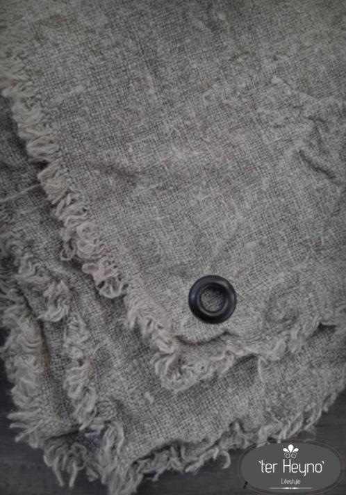 Shabby linnen doek gerafeld zeiloog stoer sober landelijk, Huis en Inrichting, Woonaccessoires | Overige, Nieuw, Verzenden