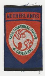 Embleem Kon Marechaussee Multinational Force & Observers,, Verzamelen, Verzenden, Marechaussee, Nederland, Embleem of Badge