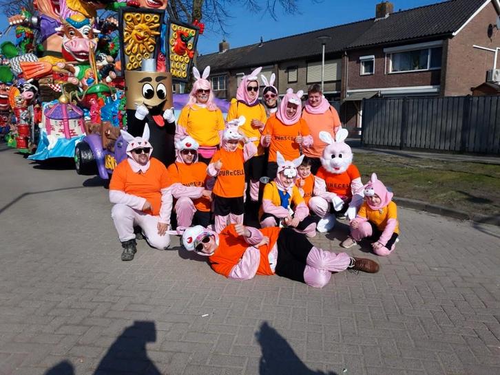 carnavalswagen loopgroep "energie", Hobby en Vrije tijd, Feestartikelen, Zo goed als nieuw, Feestartikel, Carnaval, Ophalen