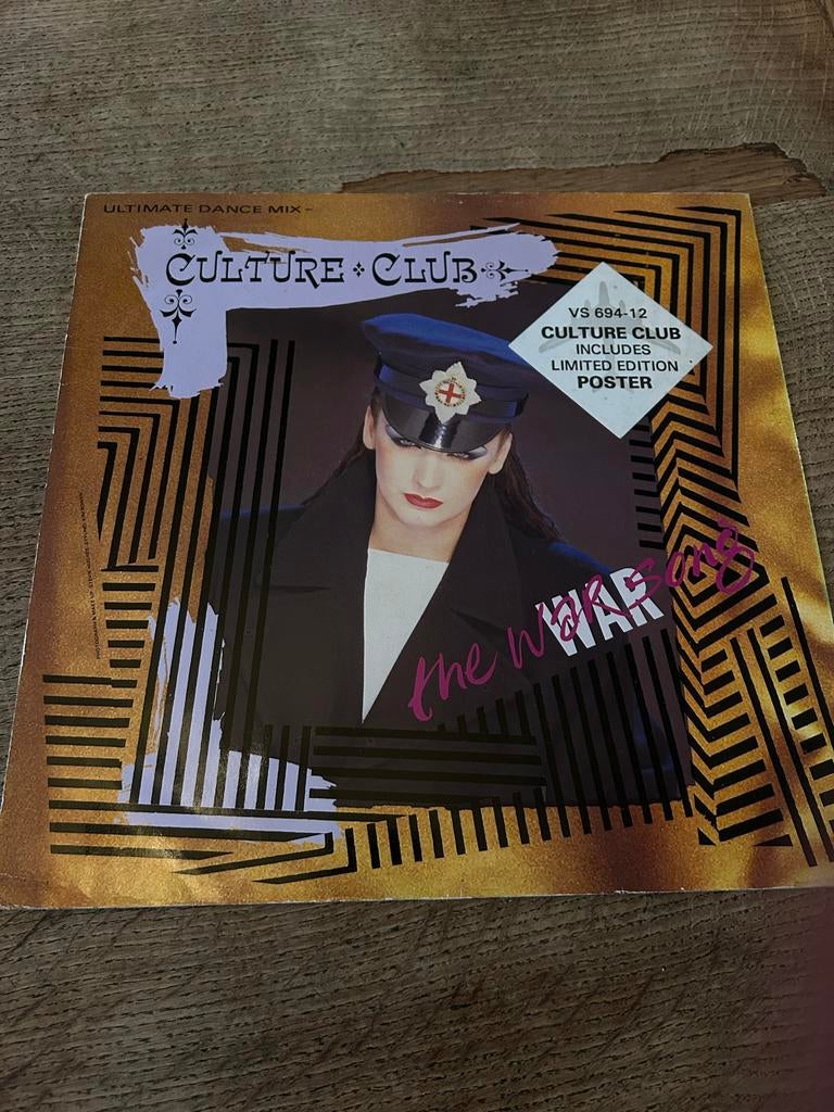 Culture Club - The War Song 12 inch, Cd's en Dvd's, Ophalen, Zo goed als nieuw, 12 inch