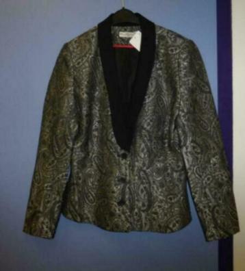 Supertrash girls zilver /zwart paisleyprint blazer 152 26775 beschikbaar voor biedingen