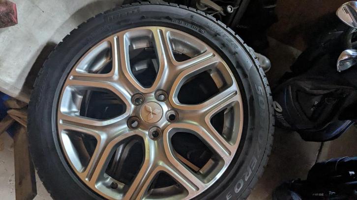 winterbanden en velgen Pirelli, Auto-onderdelen, Banden en Velgen, Banden en Velgen, Winterbanden, 18 inch, 225 mm, Personenwagen