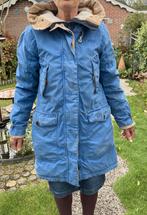 Didriksons 1913 dames winterjas, Kleding | Dames, Jassen | Winter, Blauw, Zo goed als nieuw, Maat 36 (S), Ophalen of Verzenden