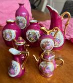 Retro verzameling Limoges porselein miniatuurtjes 17 stuks, Antiek en Kunst, Antiek | Porselein, Ophalen of Verzenden