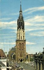 Delft, Markt met Nieuwe Kerk - VW-bus - 1964 gelopen, Ophalen of Verzenden, Voor 1920, Gelopen, Zuid-Holland