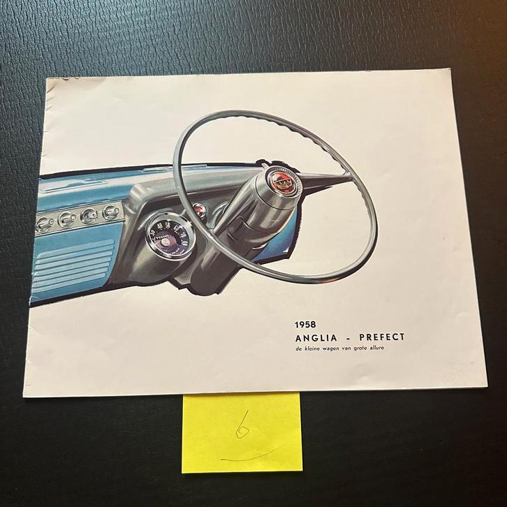 FORD Anglia/Prefect - 1958  (#6), Boeken, Auto's | Folders en Tijdschriften, Gelezen, Ford, Verzenden