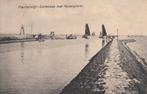 Harderwijk  -  Zuiderzee met havenpieren , 1935    =EK19011=, Ophalen of Verzenden, 1920 tot 1940, Gelopen, Gelderland