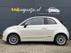 Fiat 500 C 0.9 TwinAir Lounge Cabrio *parelmoer *beige kap, Te koop, Geïmporteerd, Benzine, Gebruikt