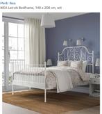 Ikea Leirvik Bed 140 x 200 met matras. DIRECT OPHALEN!, Huis en Inrichting, Slaapkamer | Bedden, Ophalen, Wit, Tweepersoons, 140 cm