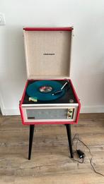Crosley Bermuda Vinyl Platen Speler - Rood - met Bluetooth, Overige merken, Platenspeler, Gebruikt, Ophalen
