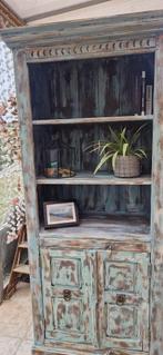 India boekenkast, Met deur(en), Zo goed als nieuw, 150 tot 200 cm, 25 tot 50 cm