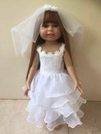 American girl 18" trouwjurk wit pop kleding jurk Zonder pop., Ophalen of Verzenden