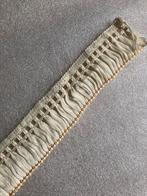 FRANJE - 5 cm breed x 3 yards/ 274 cm - beigekleur, Hobby en Vrije tijd, Naaien en Fournituren, Ophalen of Verzenden, Zo goed als nieuw