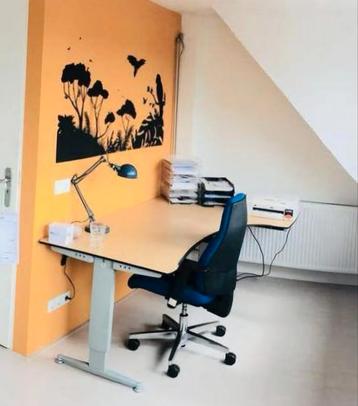 groot hoekbureau, verstelbaar