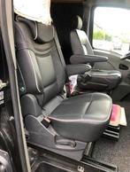 Uniek aanbod: zwart leren camperstoelen 3p gordel 250€ ps, Ophalen of Verzenden, Gebruikt