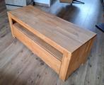 Teak houten TV kast, Ophalen, 100 tot 150 cm, Teakhout, Minder dan 100 cm