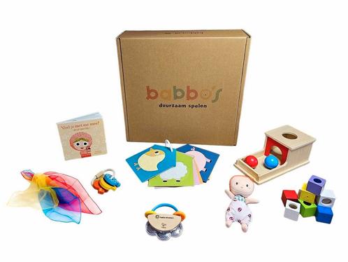 Babybox 8-10 maanden, Kinderen en Baby's, Speelgoed | Babyspeelgoed, Zo goed als nieuw, Overige typen, Ophalen