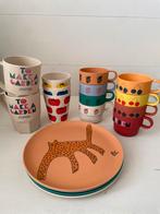 Bobo Choses servies 17 stuks, Verzenden, Zo goed als nieuw, Overige stijlen, Kop(pen) en/of Schotel(s)