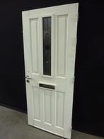 Luxe hardhouten voordeur / buitendeur 87x207cm + isoglas, Doe-het-zelf en Verbouw, Deuren en Horren, Ophalen, 80 tot 100 cm, Buitendeur