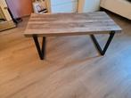 Salontafel 120cm met zwart frame/onderstel, Ophalen, Gebruikt, 100 tot 150 cm, 50 tot 100 cm