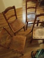 Boeren Antieke stoelen 4 stuk voor 40, ophalen in Vaals, Antiek en Kunst, Ophalen