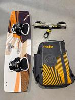 Cabrinha Moto 7 + Brunotti Onyx 130x40 + Blade Bar, Ophalen, Gebruikt, Kitesurf-set, Twintip