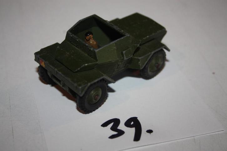 39. Dinky Toys Scout car, nr. 673, made in England, Hobby en Vrije tijd, Modelauto's | 1:43, Gebruikt, Overige typen, Dinky Toys
