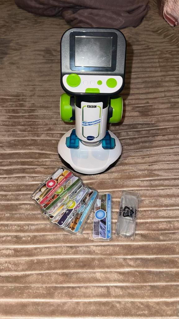 Vtech Mijn Interactieve Video Microscoop, Kinderen en Baby's, Speelgoed | Educatief en Creatief, Zo goed als nieuw, Ontdekken