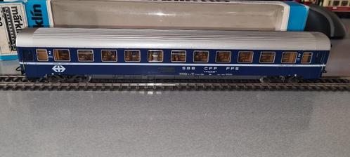 Märklin 4168 - SBB slaapwagon, Hobby en Vrije tijd, Modeltreinen | H0, Zo goed als nieuw, Wagon, Wisselstroom, Märklin, Ophalen of Verzenden