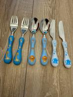 Kinderbestek met dieren, Ophalen, Zo goed als nieuw, Rvs of Chroom