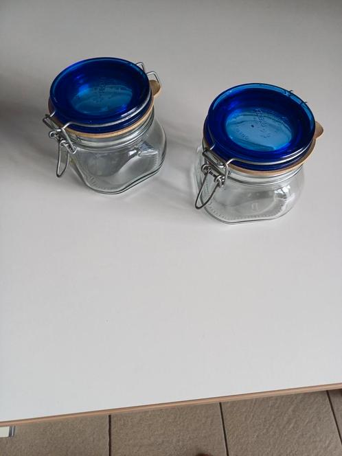 Vintage Fidenza made in Italy wekpoten glas, Huis en Inrichting, Keuken | Keukenbenodigdheden, Gebruikt, Ophalen of Verzenden