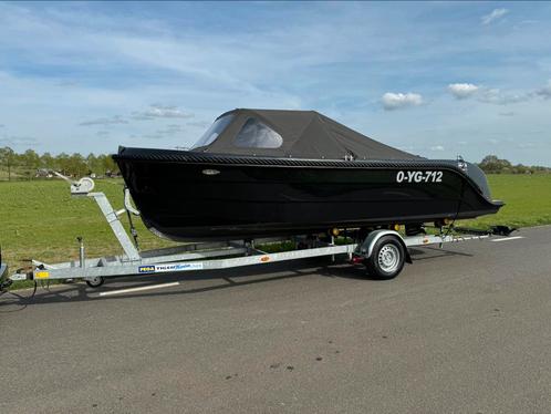 Oudhuijzer 616 Suzuki DF60 pk Pega 1350 bun trailer 2022 set, Watersport en Boten, Sloepen, Zo goed als nieuw, 50 tot 70 pk, 6 meter of meer