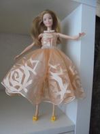 barbie dans jurk goud bewerkt nieuw, Kinderen en Baby's, Speelgoed | Poppen, Ophalen of Verzenden, Nieuw, Barbie