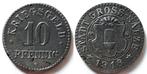 Noodmunt Gross-Salze 10 pfg 1918 IJzer, Verzenden, Overige landen