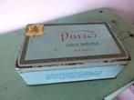 oud DAVROS sigaretten blik / blikken doosje / blikje tabak, Verzamelen, Blikken, Ophalen of Verzenden, Gebruikt, Overige
