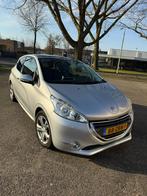 Peugeot 208 1.2 VTI 60KW/82PK panoramadak  3-D 2012 Grijs, Auto's, Peugeot, Zwart, 82 pk, Leder en Stof, Origineel Nederlands