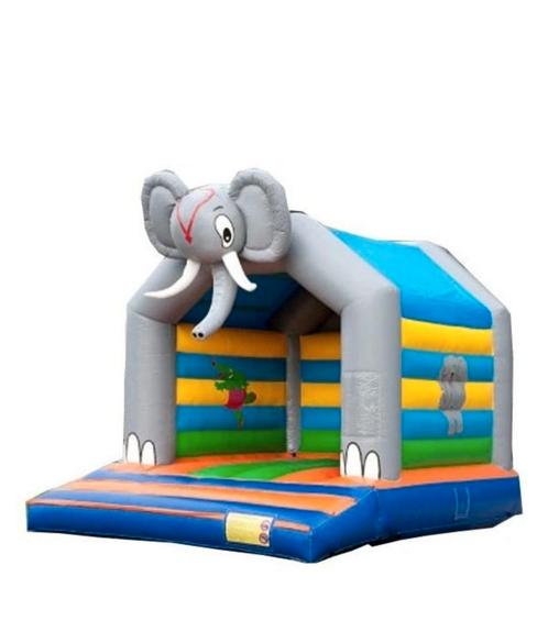 Olifant Springkussen Te huur( Gecertificeerd), Hobby en Vrije tijd, Feestartikelen | Verhuur, Zo goed als nieuw, Overige, Ophalen of Verzenden