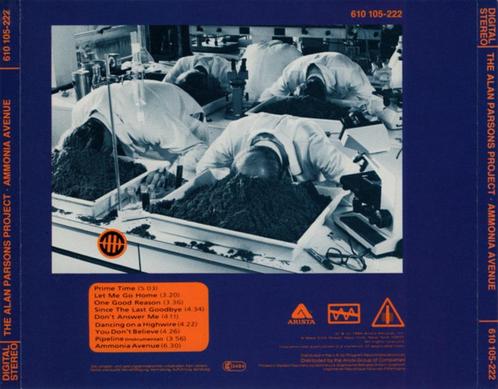 The Alan Parsons Project – Ammonia Avenue, Cd's en Dvd's, Cd's | Rock, Zo goed als nieuw, Poprock, Ophalen of Verzenden