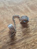 Originele zilveren pandora veiligheidketting, Pandora, Ophalen of Verzenden, Zo goed als nieuw, 1 bedel