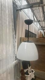 Oude schoollamp.                        Jan kompieR, Huis en Inrichting, Lampen | Hanglampen, Minder dan 50 cm, Glas, Zo goed als nieuw