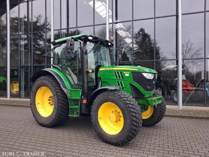 John Deere 6125R, Zakelijke goederen, Agrarisch | Tractoren, 7500 tot 10000, John Deere, 120 tot 160 Pk, Gebruikt