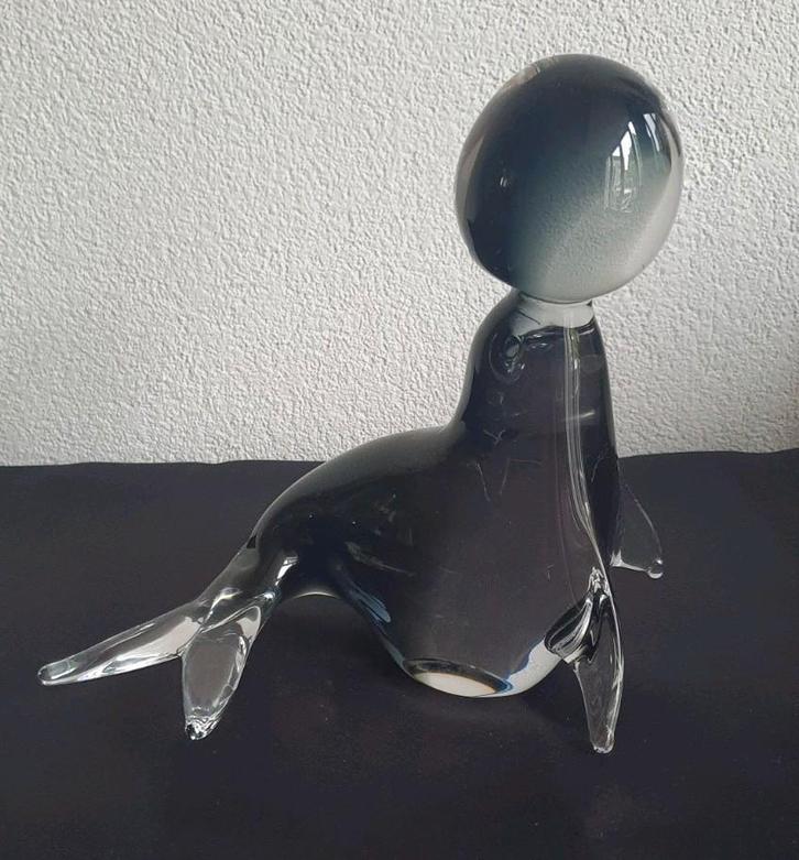 Vintage Murano beeld , Italië glaskunst V. Nason & C glas, Antiek en Kunst, Kunst | Designobjecten, Ophalen of Verzenden