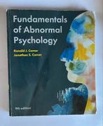 Fundamentals of Abnormal Psychology, Boeken, Ophalen of Verzenden, Gamma, Gelezen