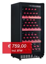 Wijnkoelkast / wijnklimaatkast (80 flessen | 2 temp. zones), Nieuw, Ophalen of Verzenden, 45 tot 60 cm, 120 tot 140 cm