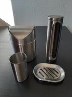 RVS Badkameraccesoires set, Ophalen of Verzenden, Gebruikt, Overige kleuren, Overige typen