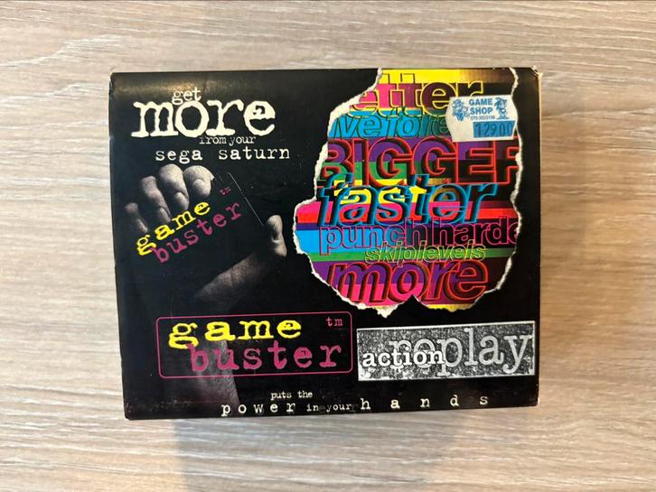 Game Buster Action Replay compleet Sega Saturn, Spelcomputers en Games, Spelcomputers | Sega, Overige modellen, Zonder controller