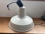 vintage brocante emaille hanglamp beige, Ophalen