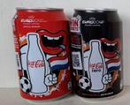 Coca-Cola Blikken uit NL 2 st. EURO2012 Poland-Ukraine, Verzamelen, Ophalen of Verzenden, Gebruikt, Verpakking