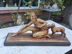 Oud art deco beeld, Ophalen of Verzenden
