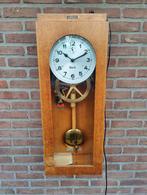 Antieke elektrische/mechanische bürk klok, Antiek en Kunst, Antiek | Klokken, Ophalen